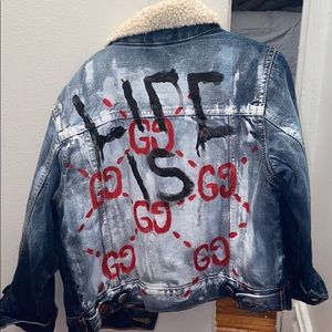 Brand New Custom Made Toddler Jean Jacket ‘ 5T